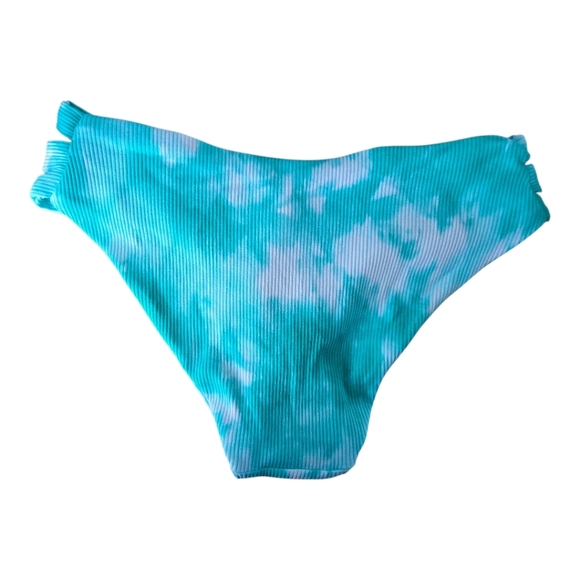 BECCA Turquoise Bikini Bottom, Xsmall - Picture 3 of 3
